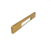 Home Decoration Accessory Luxury Gold Handle Pull Furniture Cabinet Drawer Wardrobe Modern Aluminum Profile Handle